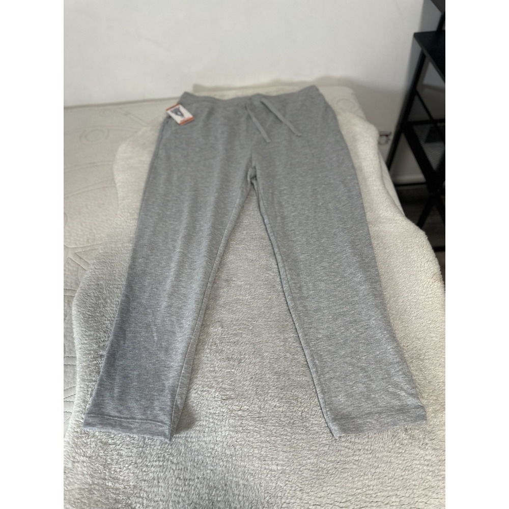 NWT 32 Degrees Heat Men's Sweatpants XXL Gray Straight Leg Fleece Lounge Pants
